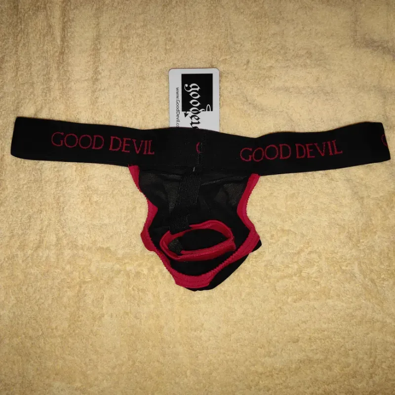 Soporte con aro Good evil rojo y negro