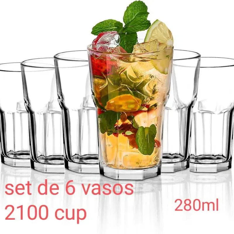 Juego de 6 vasos 