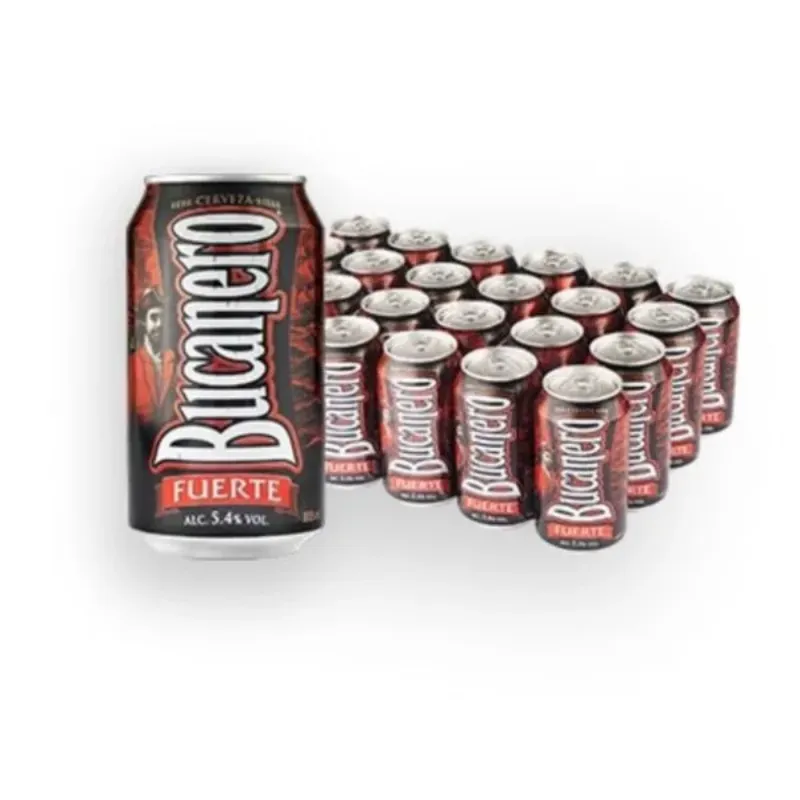 Cajas de cerveza Bucanero 