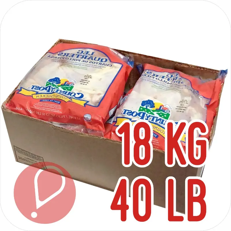 Cajas de pollo 40 libras 