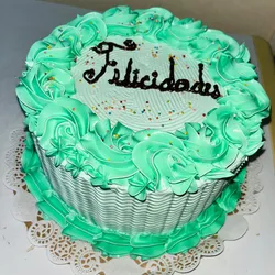 Kake de capuchino relleno de leche condensada 