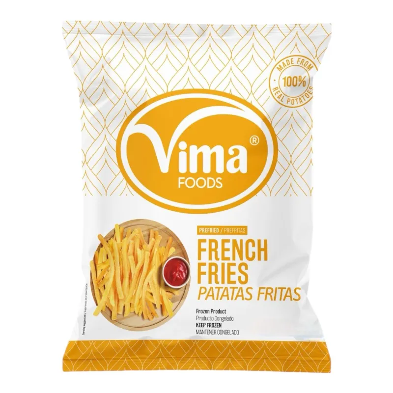 Paquetes de papas Pre-Fritas 