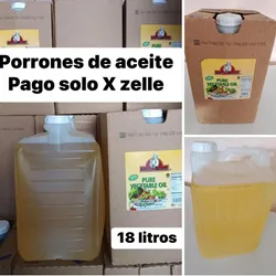 Porrones de aceite 18 litros 