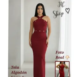 🍂 Vestido con  Adornos de Huecos 🍂