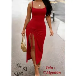 ✨Vestido con Recogido en pierna ✨