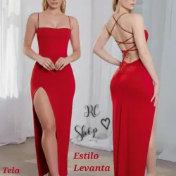 💫 Vestido  Cruzado Detrás Estilo Levanta Glúteos 💫