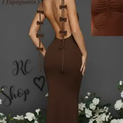🎀 Vestido De Adornos con Lazos🎀