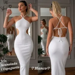 🤍 Vestido Modelo de Triángulo 🤍