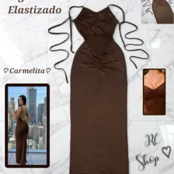 ~ Vestido Tirantes Largos ~ ✨ Estilo Levanta Glúteos ✨