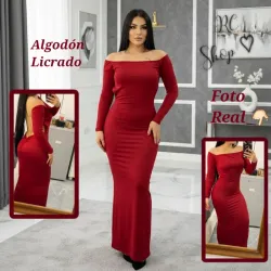 🍒 Vestido ~ Estilo Levanta Glúteos , Mangas Largas 🍒