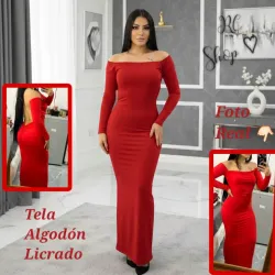 🍒 Vestido ~ Estilo Levanta Glúteos , Mangas Largas 🍒