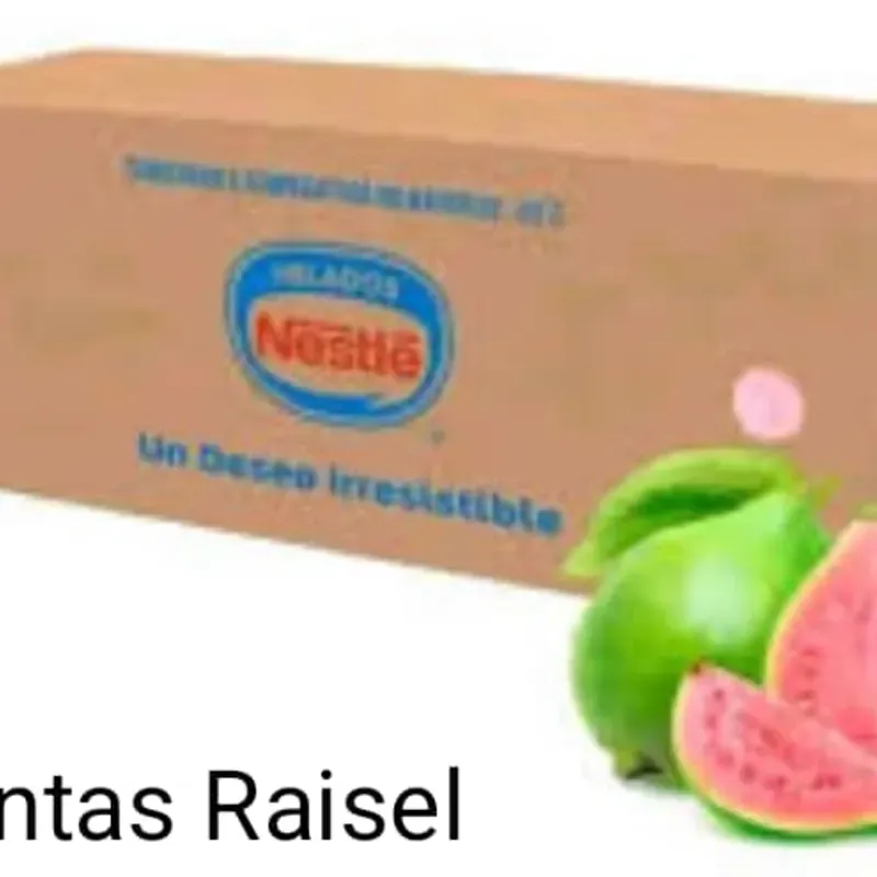 Cajas de Helado Nestlé de Guayaba de 4.5litros 