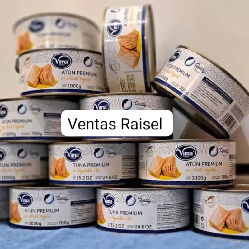 Latas de Atún en Aceite Vegetal de 1kg 