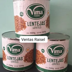 Latas grandes de Lentejas 