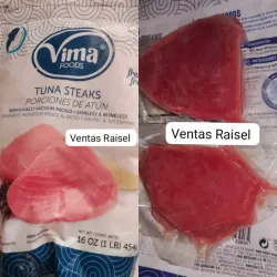 Pqts de 4 Filetes de Atún de 1libra 