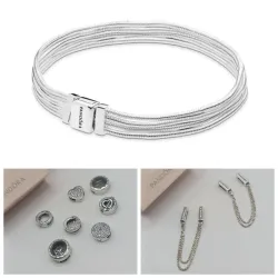 Pulsera reflexión multicadena $38 usd