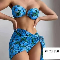 Bikini con pareo