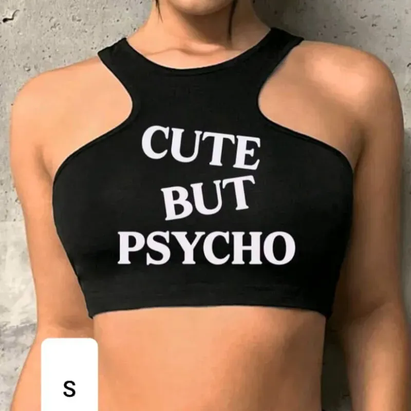 Camisetica negra de letras