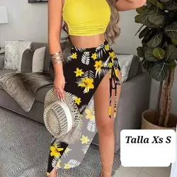 Conjunto amarillo y negro