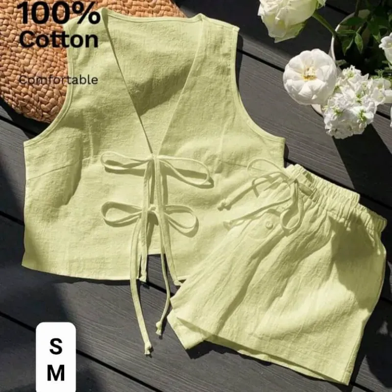Conjunto de short y blusa