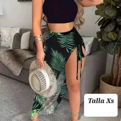 Conjunto negro y verde