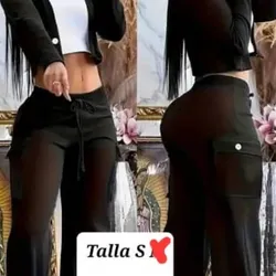 Conjunto de pantalón negro talla S
