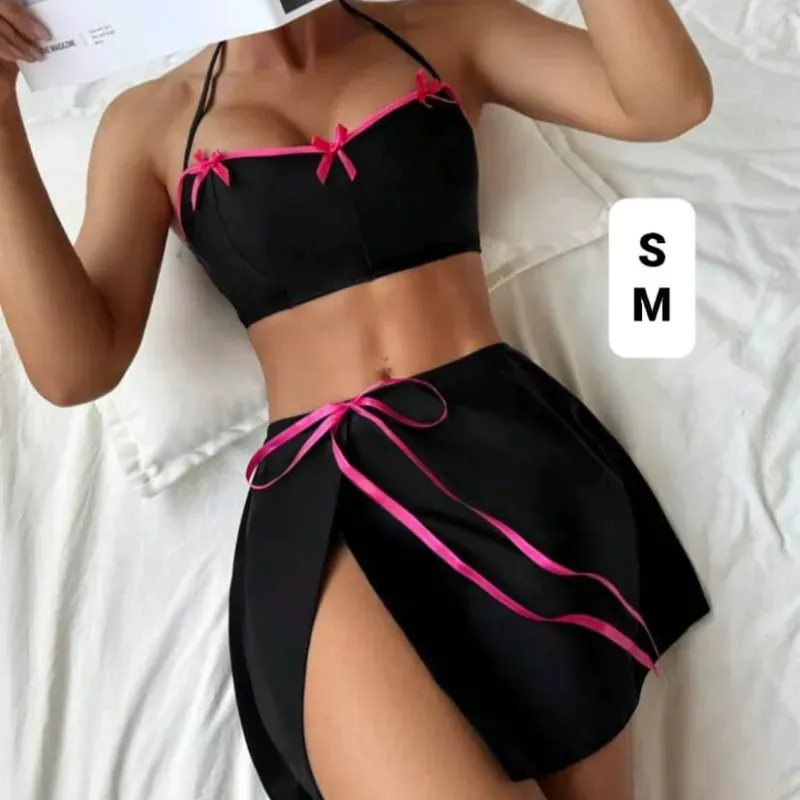 Juego de bikini negro