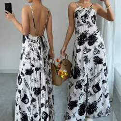 Monopantaloneta blanco y negro