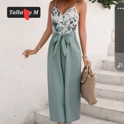 Monopantaloneta verde y blanca 