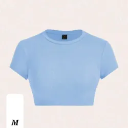 Pulovito azul corto