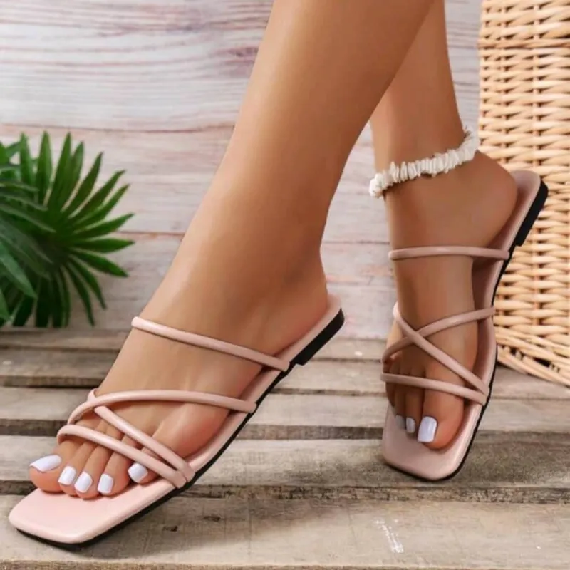 Sandalias rosas