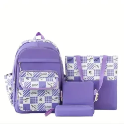 Set de mochilas morado