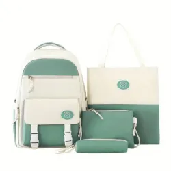 Set de mochilas verde