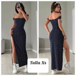 Vestido azul oscuro 