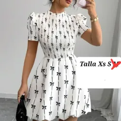 Vestido blanco corto