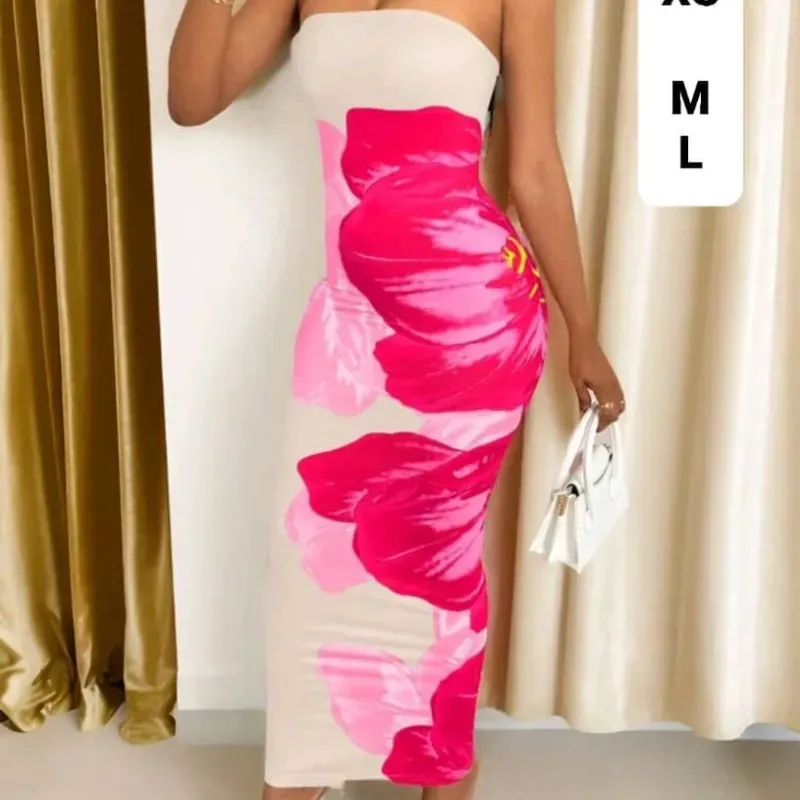 Vestido largo ajustado