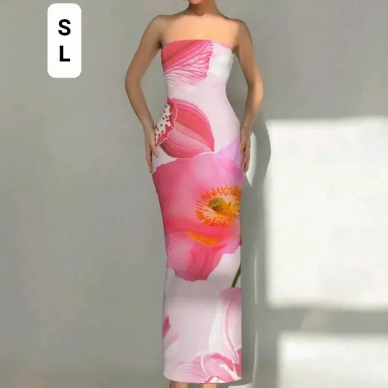 Vestido largo ajustado