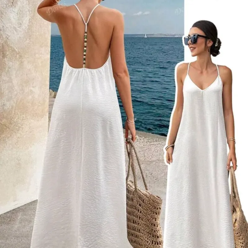 Vestido largo blanco