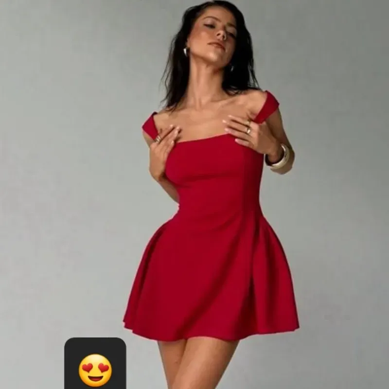 Vestido rojo corto