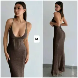 Veststido carmelita tejido