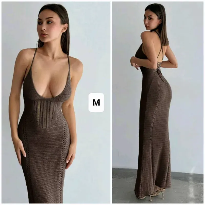 Veststido carmelita tejido