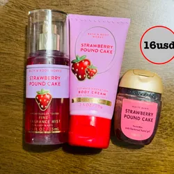 Mini set Strawberry Pound Cake