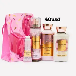 Set de 4 piezas Champagne Toast en su bolsa