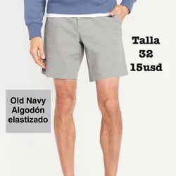 Short de algodón elastizado para hombre