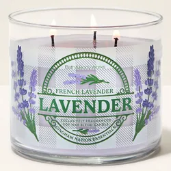 Vela 3 mechas Lavanda