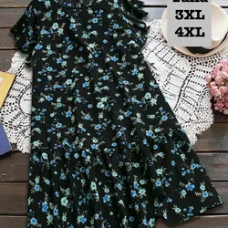 Vestido Plus de florecitas