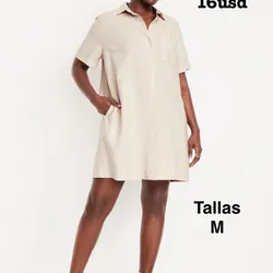 Vestido Tipo Camisa larga