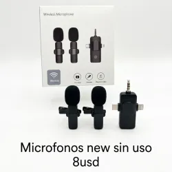 Microfonos new sin uso