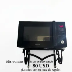 Microwey de uso en buen estado con base de regalo