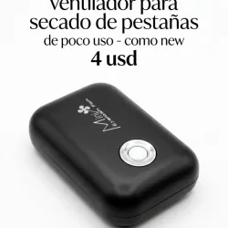 Ventilador secador de pestañas